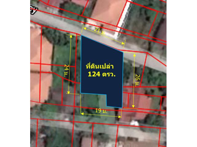 L225-ขายที่ดินเปล่า 124 ตรว. (ต.หนองผึ้ง อ.สารภี จ.เชียงใหม่)