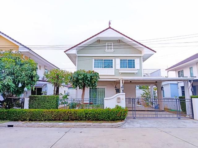 บ้านเดี่ยว 2 ชั้น 59ตร.ว สนามกอล์ฟกรุงเทพกรีฑา 4.8กม..กกท. 3กม.