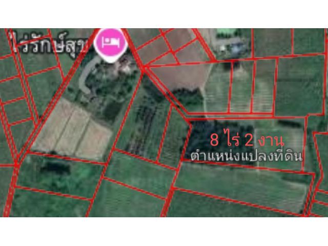 ขายที่ดินโฉนดครุฑแดง จำนวน 8 ไร่ 2 งาน เป็นพื้นที่ป่าธรรมชาติอายุ 100 กว่าปี 5 ไร่ ตำบลรางสาลี่ อำเภอท่าม่วง จังหวัดกาญจนบุรี