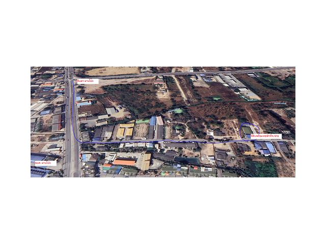 ขายที่ดิน พร้อมหอพัก จำนวน 16 ห้อง สี่แยกมาบโป่ง พื้นที่ 305 วา
