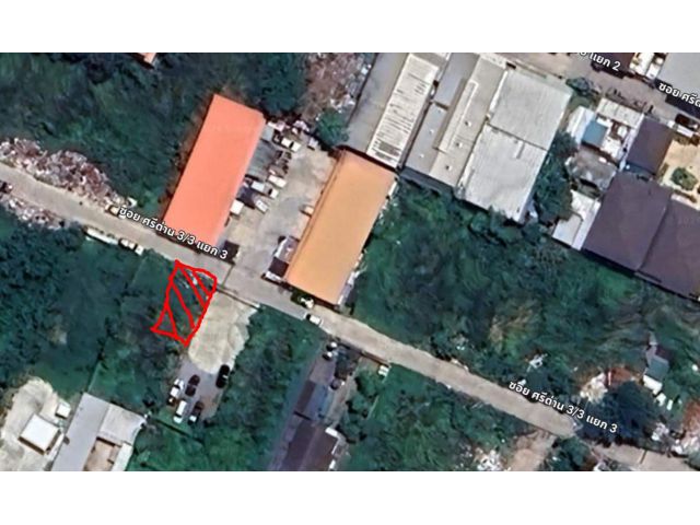 ขาย ที่ดินเปล่า ซอยศรีด่าน 3/3 ขนาด 100 ตรว. ใกล้สถานีรถไฟฟ้าสายสีเหลือง (เปิดบริการแล้ว)