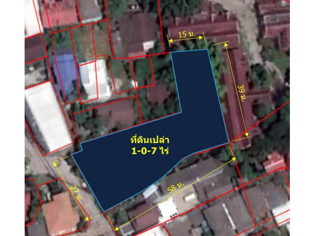 L212-ขายที่ดิน 1-0-7 ไร่ (ต.หายยา อ.เมืองเชียงใหม่ จ.เชียงใหม่)