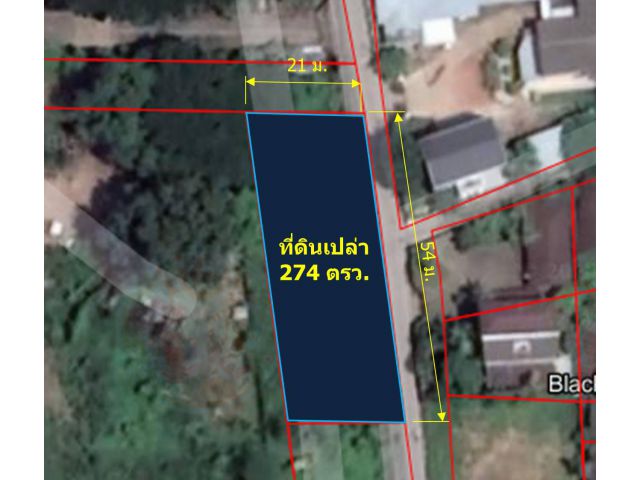 L209-ขายที่ดินเปล่า 274 ตรว. (ด้านหลังห้างแมคโคร ต.หนองป่าครั่ง อ.เมืองเชียงใหม่ จ.เชียงใหม่)