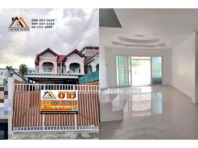 ซอยนวมินทร์ 74 แยก 1-9-4 ทาวน์เฮ้าส์ 2 ชั้น หลังมุม โปร่ง โล่ง เนื้อที่ 25 ตร.ว. Renovate ใหม่ พร้อมอยู่