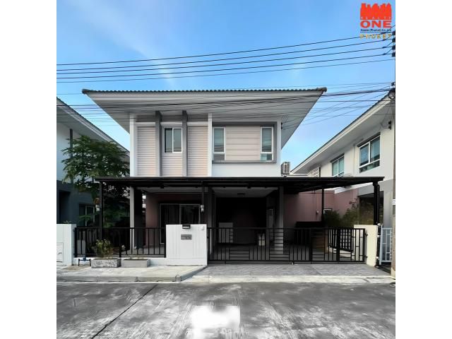 ขายด่วน  บ้านพร้อมที่ดิน   บ้านแฝดสไตล์บ้านเดี่ยว  โครงการฮาบิเท