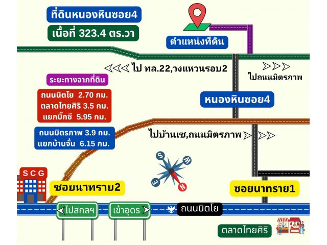 ขายถูกที่ดินเปล่า 323 ตารางวา จากบิ๊กซีสันตพล 6 กม.มีไฟฟ้าน้ำไม่ท่วม เหมาะสร้างบ้าน,บ้านสวน