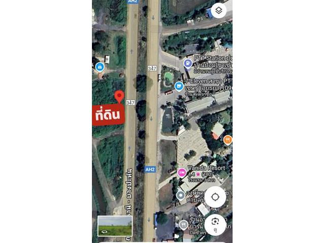 ขายที่ดินติดถนน347พระนครศรีอยุธยา  14-2-20  ไร่