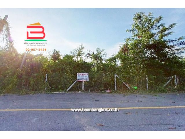 ขาย/เช่า ที่ดินถมแล้ว หมู่บ้านฉัตรหลวง เนื้อที่ 120 ตรว. ถนนกาญจนาภิเษก อ.ไทรน้อย จ.นนทบุรี