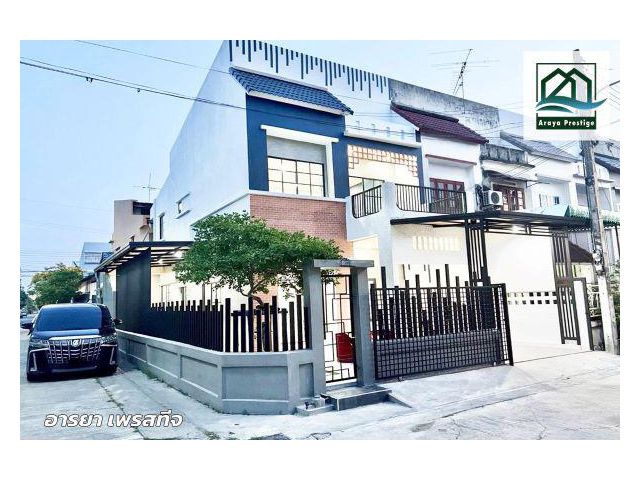 ชมฟ้า วรางกูล รังสิต-คลอง2 หลังมุม ตกแต่งพร้อมเข้าอยู่
