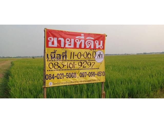 ขายที่นาราคาถูก ใกล้ชุมชน  11-0-06 ไร่  หลังวัดป่าเรไร พิษณุโลก