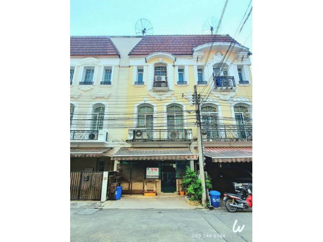 ขายทาวน์โฮม 3 ชั้น บ้านกลางเมือง มอนติคาร์โล รัชวิภา 21.3 ตรว ใกล้รถไฟฟ้าสายสีแดงวัดเสมียนนารี