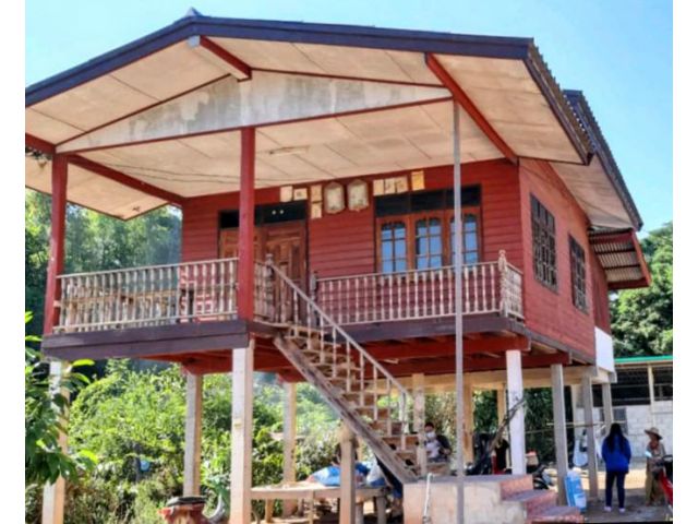 บ้านพร้อมที่ดิน ติดถนนสายหลัก อ.พรหมพิราม พิษณุโลก