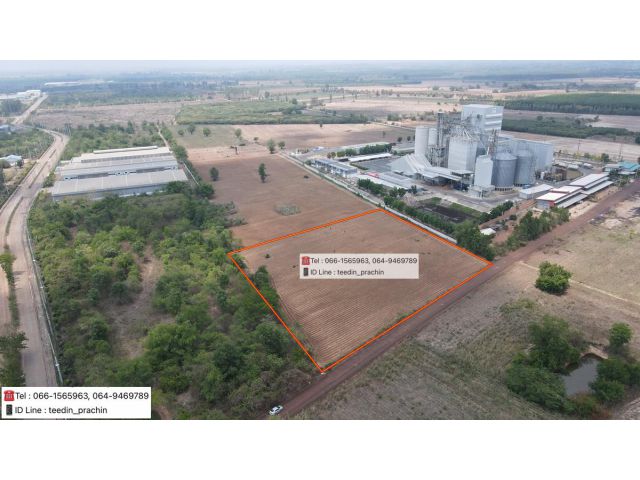 ขายที่ดินสีม่วง เนื้อที่ 6 ไร่เศษ ที่ดิน เหมาะทำโกดัง โรงงาน หรือสร้างบริษัท  พื้นที่ในเขตนิค