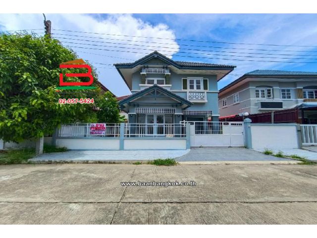 บ้านเดี่ยว โครงการ ฟลอร่าวิลล์ พาร์ค ซิตี้ สุวินทวงศ์ 38 เนื้อที่ 50 ตารางวา แขวงลำผักชี เขตหนองจอก กรุงเทพมหานคร