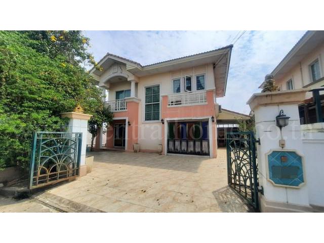 บ้านเดี่ยว บ้านภัสสร 7 รัตนาธิเบศร์ ใกล้รถไฟฟ้า MRT บางพลู