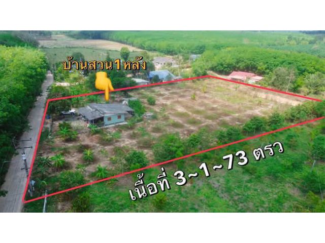 ขายบ้านพร้อมสวนทุเรียนเนื้อที่3ไร่1งาน78ตรว.เขาหวายบางบุตรระยอง