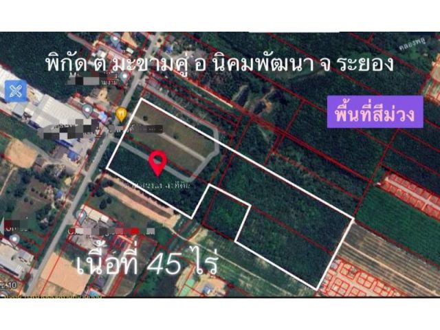 ขายที่ดินผังม่วงสร้างโรงงาน45ไร่ไร่ละ2.200.000ล้นบ.
