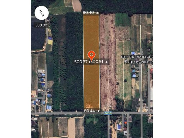 ขายที่ดินผังม่วงลายติดถนนนิคมมะขามคู่ระยองเหมาะสร้างโรงงาน