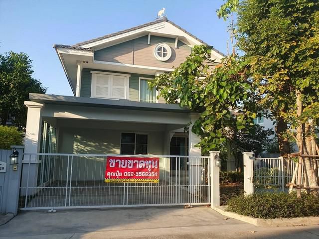 ขายขาดทุนบ้านเดี่ยว2ชั้น หมู่บ้านสีวลี อยุธยา2 โครงการ Land and H