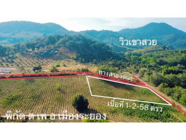 ขายที่ดินวิวเขาบ้านเพจ.ระยอง