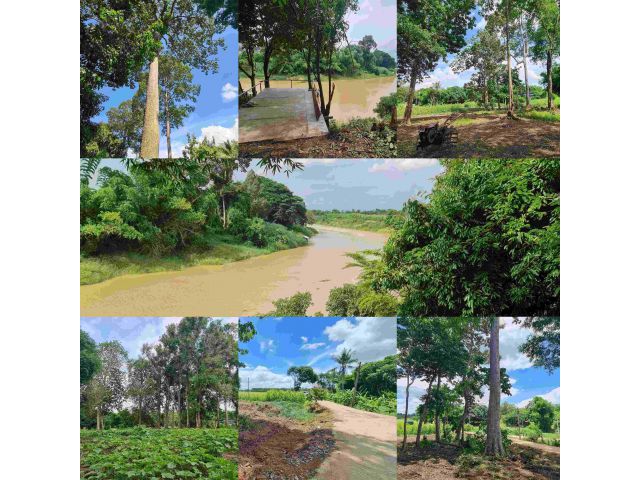 ขายที่ดินติดแม่น้ำบางปะกง บรรยากาศดี ทำเลสวย จ.ปราจีนบุรี ที่ดินเนื้อที่ 3 ไร่ 2 งาน 26 ตารางวา