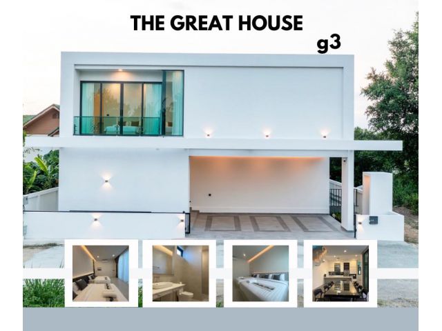 ขาย บ้านเดี่ยว สร้างใหม่ 5 ห้องนอน 6 ห้องน้ำ สระว่ายน้ำส่วนตัว 422 ตรม.