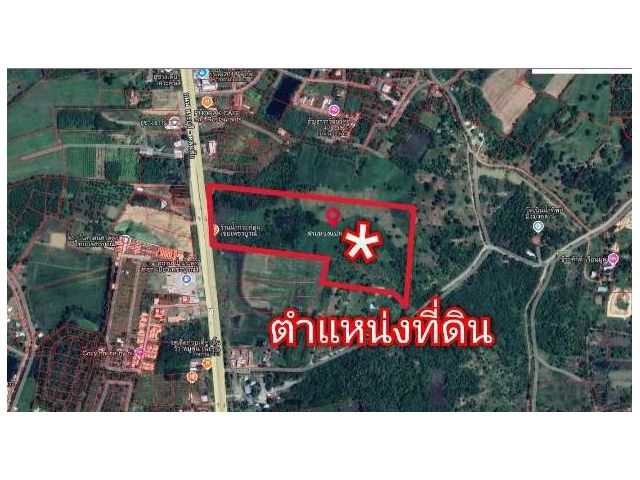 ที่ดินติดถนนสระบุรี-หล่มสัก ทางหลวงสาย 21 ขนาด 58 ไร่ 2งาน 40 ตารางวา   หน้ากว้าง 190 ม. ยาว 500