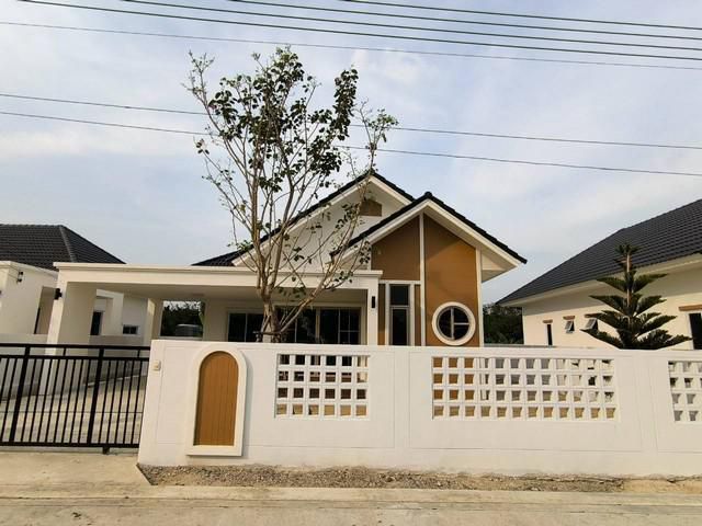 ขายบ้านเดี่ยวชั้นเดียว 67.9 ตร.วา  หมู่บ้านพุทธศิริ  บ้านแพ้ว