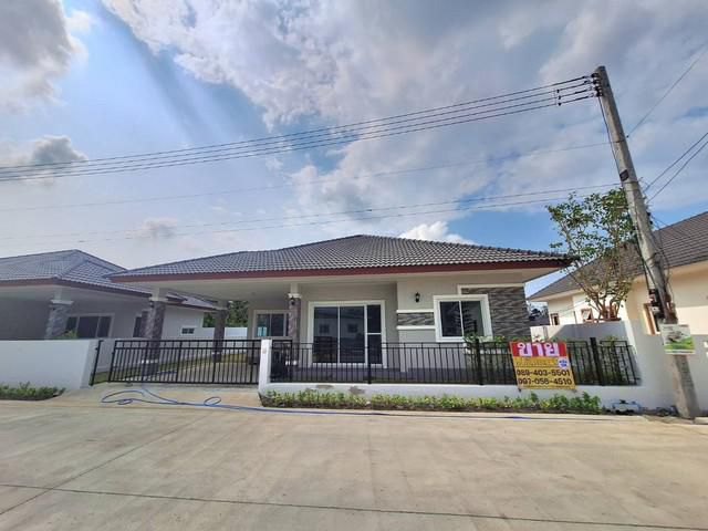 ขายบ้านเดี่ยวชั้นเดียว 62 ตร.วา แบบปั้นหยามินิมอล   หมู่บ้านพุทธศ