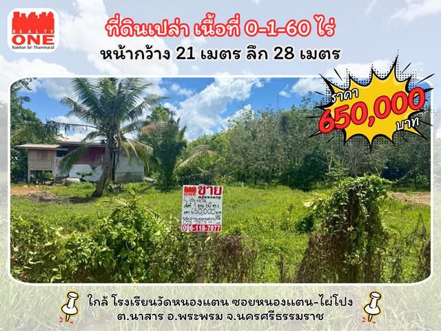 ที่ดินเปล่า ใกล้ถนนสายหลัก เหมาะสำหรับปลูกบ้าน