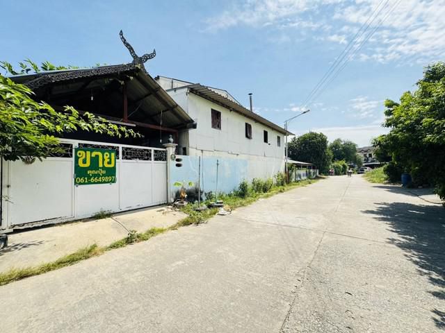 ขายที่ดินพร้อมสิ่งปลูกสร้าง 218 ตร.วา หลังหมู่บ้านอ่างทองธานี