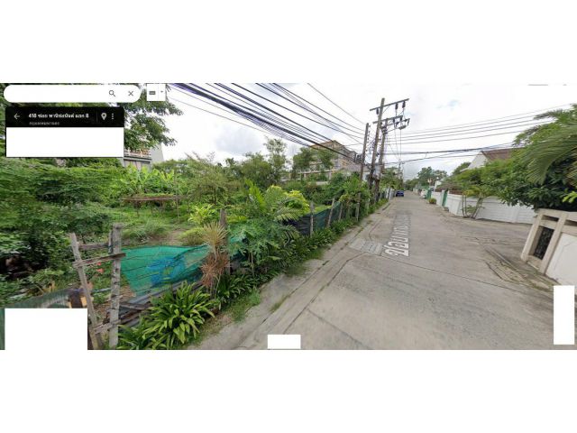 PK822ให้เช่าที่ดินเปล่า ซอยปรีดีพนมยงค์ 42 ใกล้สุขุมวิท 71 ราคาถูกติดถนน 2 ด้าน เข้าออกสะดวก ทำเลดี เหมาะทำธุรกิจ โกดัง