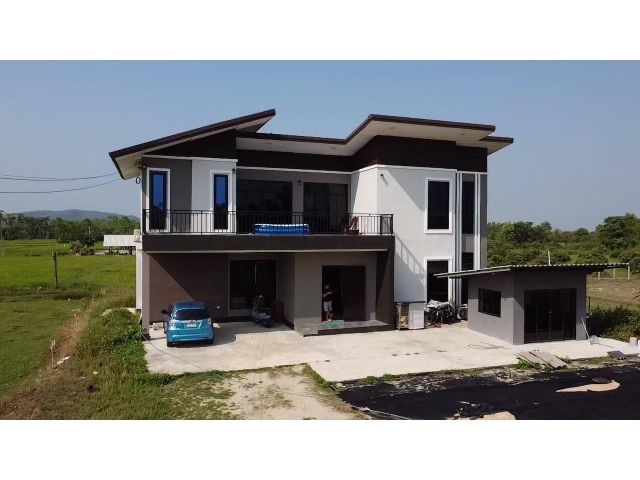 ขายบ้านเดี่ยว2ชั้น ที่ดิน1ไร่ ต.บ้านธิ จ.ลำพูนใกล้ที่ว่าการอำเภอบ