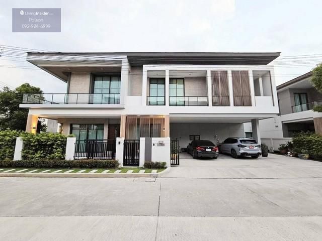 ให้เช่าบ้านเดี่ยว 2ชั้น หมู่บ้านบางกอก บูเลอวาร์ด วิภาวดี-พหลโหยธิน Type ใหญ่​สุด​ แปลง​มุม​ ติด​สวนส่วน​กลาง​