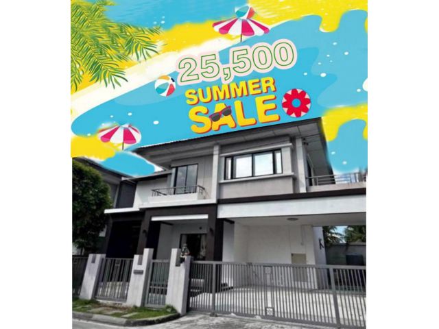 ให้เช่าบ้านสไตล์รีสอร์ท  Atoll Java Bay บางนา – สุวรรณภูมิ  ซอยกิ่งแก้ว 19  ใกล้สนามบินสุวรรณภูมิ จุดเด่นของโครงการ :  บ
