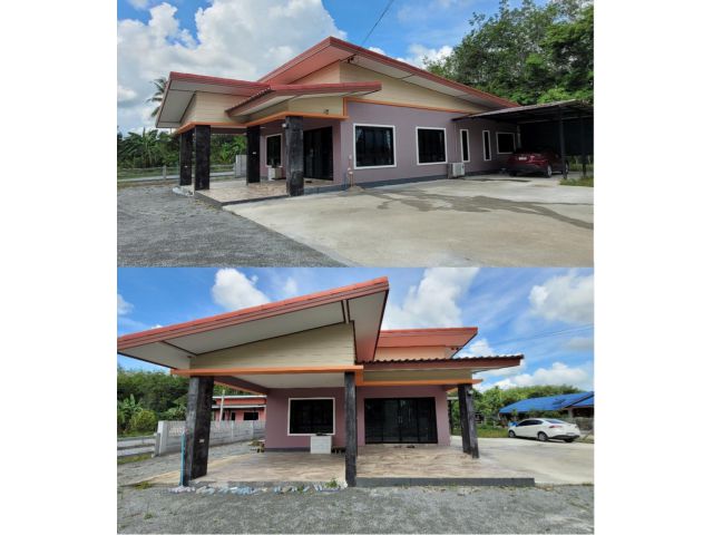 ขายบ้านเดี่ยว สไตล์บ้านสวน เนื้อที่เยอะ ใกล้เมือง จ.นครศรีฯ