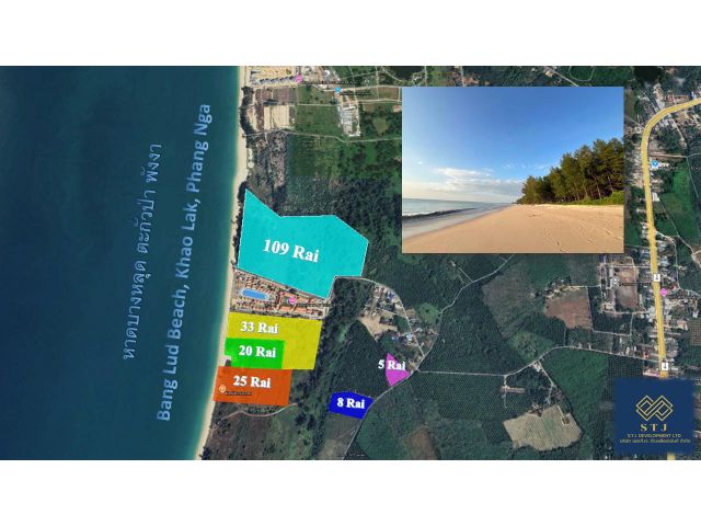 Land for sale next to the beach!!! ขายที่ดินติดทะเลหาดบางหลุด พังงา เหมาะสร้างโรงแรม วิลล่า รีสอร์ท