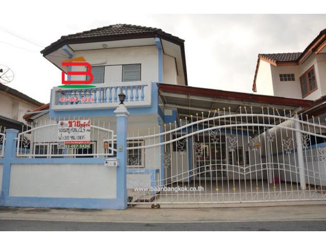 บ้านเดี่ยว 2 ชั้น โครงการ อัมรินทร์นิเวศน์ 3 ผัง 1 (ซอยสายไหม 13)เนื้อที่ 43 ตรว. ถนนสายไหม แขวงสายไหม เขตสายไหม กรุงเทพ