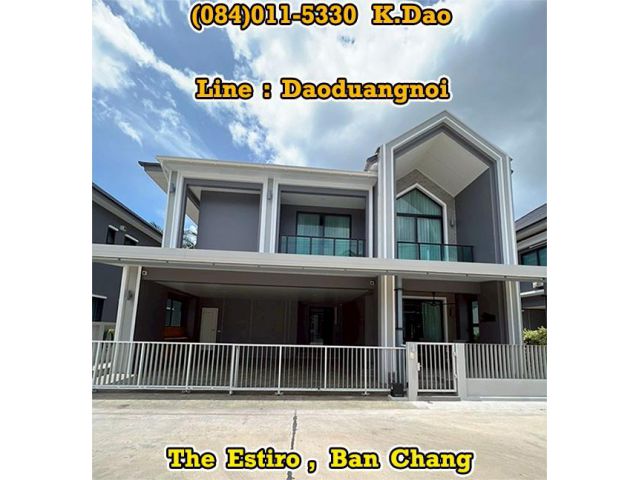#The Estiro, Ban Chang *** Sale / Rent *** The Biggest Type +++ House with Built-in Furniture