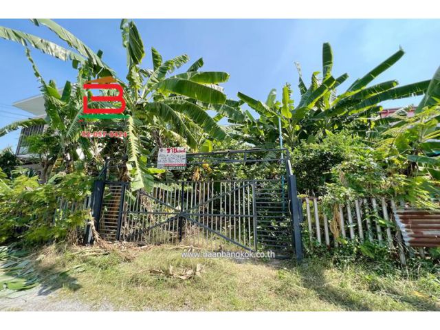 ที่ดินเปล่า ถมแล้ว สุขสวัสดิ์ 64 ซอย 8 เนื้อที่ 85 ตรว. ใกล้บิ๊กซี สุขสวัสดิ์ ถนนสุขสวัสดิ์ ตำบลบางพึ่ง อำเภอพระประแดง จังหวัดสมุทรปราการ