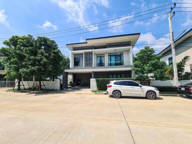 ขายบ้านเดี่ยว ECO HAUS (อีโค เฮ้าส์) วงแหวน-ลำลูกกา  60.5 ตรว แต่งสวย แถมเฟอร์