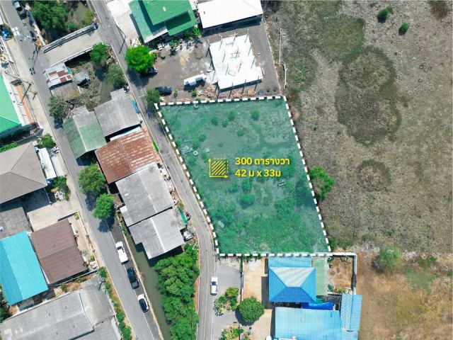 ขายที่ดิน 300 ตร.ว. ซอยเทศบาลบางปู 126 ทำเลดี เหมาะสร้างบ้าน
