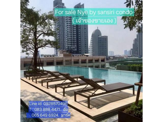 For sale Nye by sansiri condo ขนาด 33 ตรม ชั้น 8 วิวสระน้ำมุมสวยส