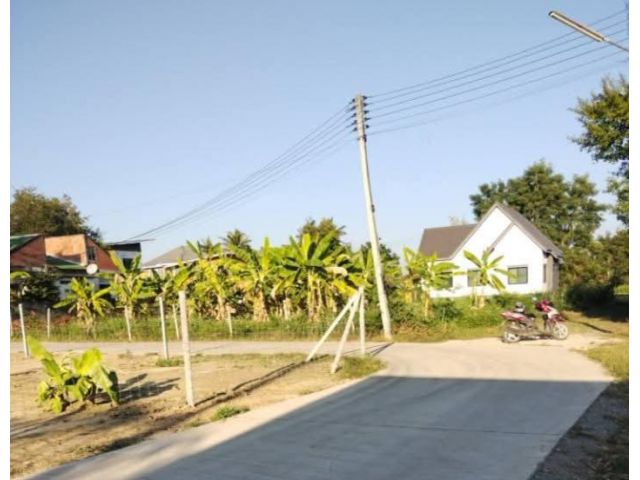 ขายที่ดินตำบลสันทรายสันพระเนตรบ้านใหม่สามัคคีพร้อมโอน