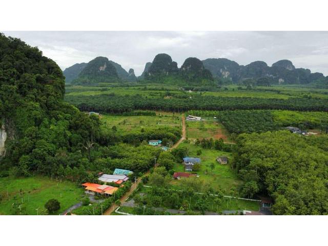 ขายที่ดินทำเลดีเหมาะทำธุรกิจ  ใกล้อ่าวนาง อำเภอเมือง จังหวัดกระบี