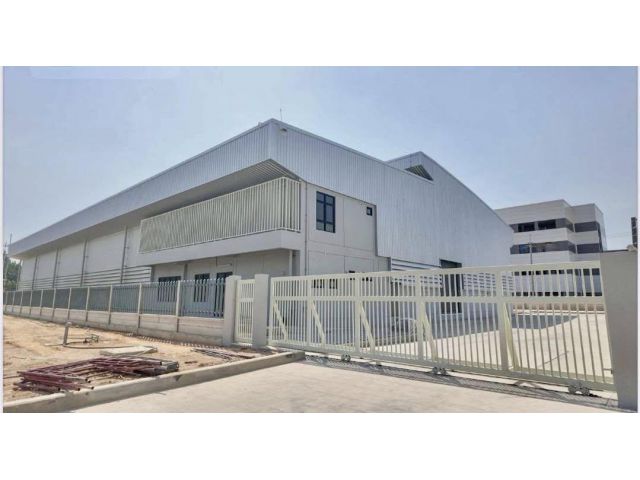 โรงงานให้เช่า 2,400 ตร.ม. ปิ่นทอง6 ศรีราชา ชลบุรี #ผังสีม่วง เหมาะสำหรับ อุตสาหกรรมและโรงงานผลิต