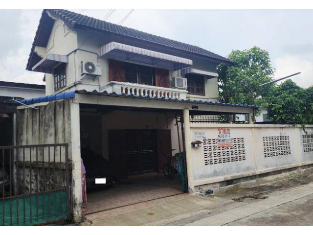 ขายบ้านเดี่ยว หมู่บ้านสุขหทัย ซอยสามวา 19 เนื้อที่ 38 ตร.ว. ราคาถูก กู้ได้เต็ม