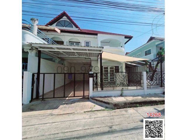 เช่า บ้านแฝด 2 ชั้น หมู่บ้านซื่อตรง รัตนาธิเบศร์ ติดสถานี MRT ไทรม้า