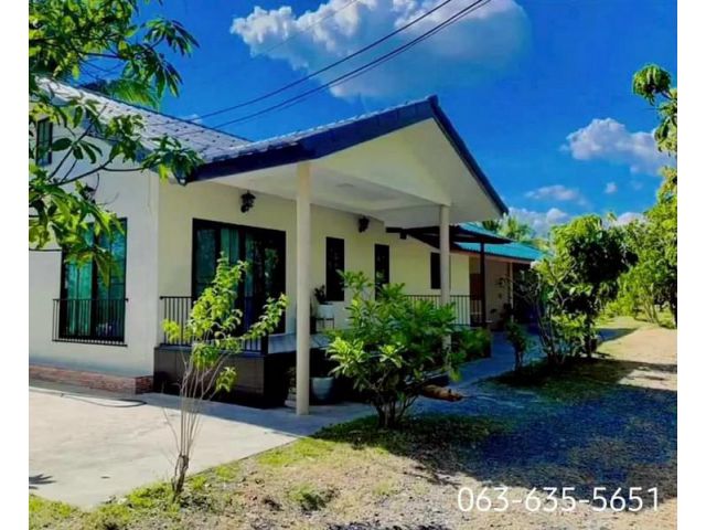 ขายบ้านสวนพร้อมอยู่ ลดเยอะมาก ต.ศรีนาวา อ.เมืองจ.นครนายก