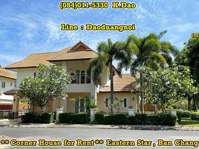 #Eastern Star Golf Course, Ban Chang *** Corner House for Rent *** Vintage 1